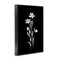 Stupell Industries Tall Stems on Black Framed Giclee Wall Art Design by Leeza Hernandez